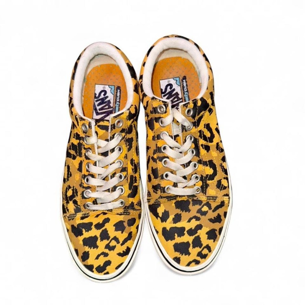 VANS‎ OFF THE WALL LEOPARD CHEETAH SKATER SHOES UNISEX MENS 7/LADIES 8.5 - Picture 4 of 8